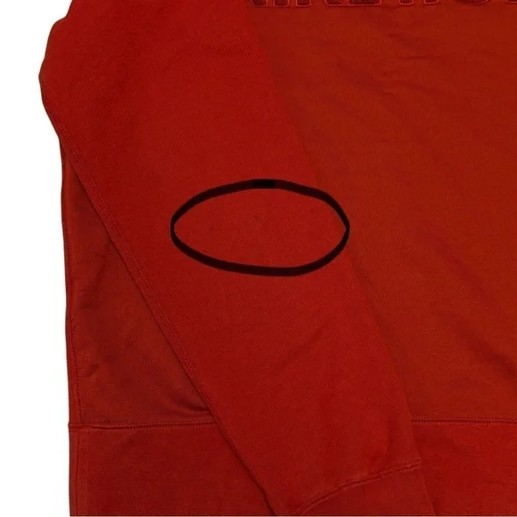 Nike F.C. AW77 1994 Long-Sleeve Crew Mens Sweatshirt. Burnt Orange Size S #1440 - Picture 10 of 10